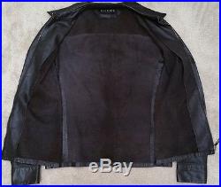 GUCCI leather jacket shirt unlined brown western cowboy classic light XL 54 44