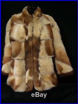 Genuine Fur coat jacket Cowboy Western spotted rare design
