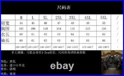 Genuine Leather Jacket Men's Cowhide Standing Collar Motorcycle Amikaji Jackets