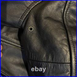 Genuine Leather Jacket Men's Cowhide Standing Collar Motorcycle Amikaji Jackets