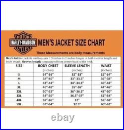Harley-Davidson Mens Skull Leather Jacket Hoodie Cowhide Biker Motorcycle Riding