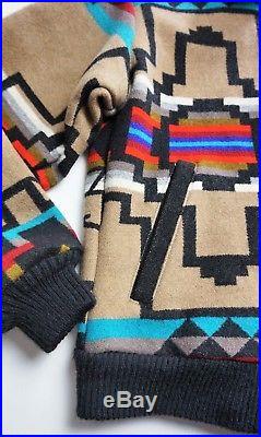 High Grade Western Wear by PENDLETON Full Zip Wool Blanket Jacket Navajo Coat M