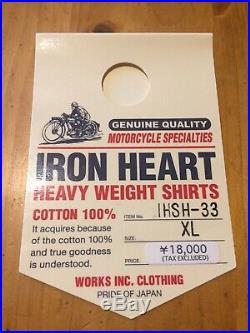 IRON HEART IHSH-33-Indigo 12oz Selvedge Denim Western Shirt Indigo XL