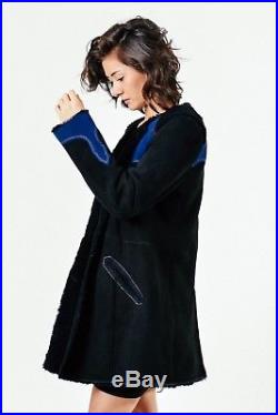 ISABEL MARANT'Fergie' shearling cowgirl western style coat jacket FR38