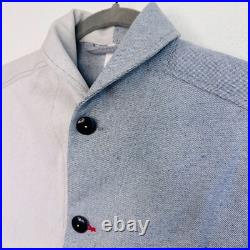 Imperfects Jacket Mens Shepards Denim Button Up Patchwork Chore Coat Shacket Imperfects Jacket Mens Shepards Denim Button Up Patchwork Chore Coat Shacket
