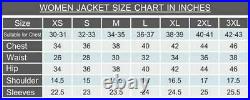 Jacket Black Western Classic Vest Coat Waistcoat Women Button Lambskin Leather