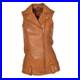 Jacket-Western-Classic-Vest-Coat-Waistcoat-Women-Button-Lambskin-Leather-Brown-01-yxba