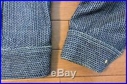 Kapital jeans Japan indigo no. 7 century sashiko westerner, size 44 (fits M/L)