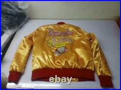 Kenosha Kickers Bomber Jacket John Candy Gus Polinski Home Alone Satin Men's Kenosha Kickers Bomber Jacket John Candy Gus Polinski Home Alone Satin Men's