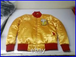 Kenosha Kickers Bomber Jacket John Candy Gus Polinski Home Alone Satin Men's Kenosha Kickers Bomber Jacket John Candy Gus Polinski Home Alone Satin Men's