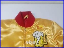 Kenosha Kickers Bomber Jacket John Candy Gus Polinski Home Alone Satin Men's Kenosha Kickers Bomber Jacket John Candy Gus Polinski Home Alone Satin Men's