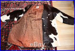 Kenzo Jungle early 1970s boho western cowhide jacket, size M