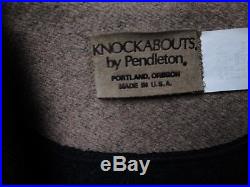Knoackabouts by Pendleton Wool Blend Toggle Coat/Jacket Western/ Horse