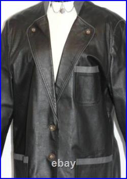 LEATHER Women JACKET Coat BLACK German Winter Hunting Western Coat B46 L LEATHER Women JACKET Coat BLACK German Winter Hunting Western Coat B46 L