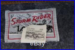 LEE Storm Rider Vintage Denim Western Jacket Corduroy Collar Blanket Lined 40 L