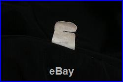 LINDSEY THORNBURG Black White Wool Blanket Western Aztec Wrap Hooded Cape O/S