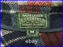 Ladies VTG Ralph Lauren Country Western Wool Coat Jacket Union Made USA Size M
