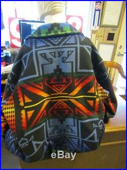 Large Pendleton High Grade Western Aztec Navajo Coat Jacket