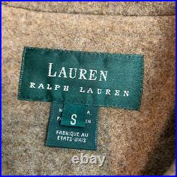 Lauren Ralph Lauren Small Southwestern Wool Jacket Blanket Coat Made in USA