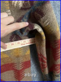 Lauren Ralph Lauren Wool Southwestern Blanket Jacket Coat Womens Medium VTG USA Lauren Ralph Lauren Wool Southwestern Blanket Jacket Coat Womens Medium VTG USA