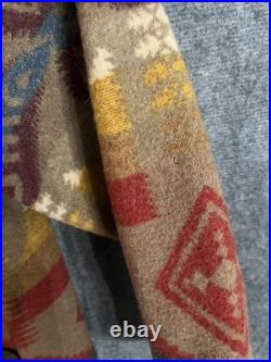 Lauren Ralph Lauren Wool Southwestern Blanket Jacket Coat Womens Medium VTG USA Lauren Ralph Lauren Wool Southwestern Blanket Jacket Coat Womens Medium VTG USA