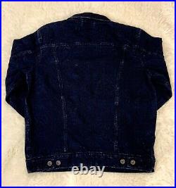 Levi Strauss Made & Crafted Type Japanese Denim Embroidered Trucker Jacket $698