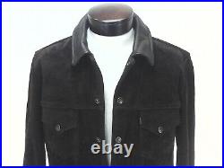 Levi's Vintage Clothing 1960's Suede Trucker Jacket Brown ITALY Men's M SOLD OUT