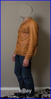 Levis Vintage Clothing LVC Fringe western Leather Coat jacket unreleased BNWT