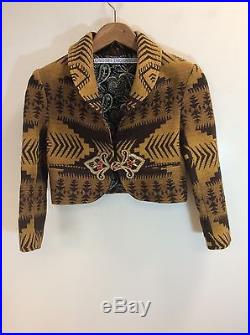 Lindsey Thornburg Western Native American Wool Blanket Jacket