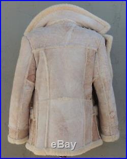 Ll==Marlboro Man==l Shearling Sheepskin Western Cowboy Leather/Fur Coat (M)