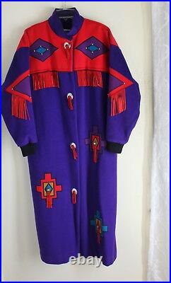 MARYLOU Ozbolt Storer M L XL Western Wool Art-to-Wear Southwest Coat Jacket