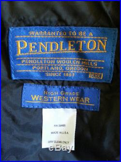 MENS Pendleton COAT JACKET High Grade Western Wear Jacket XXL 2XL AMAZING SHAPE