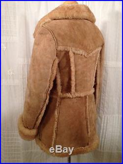 Magnificent Western Shearling of Fort Worth Women's Shearling / Sherpa Coat-Sz 8