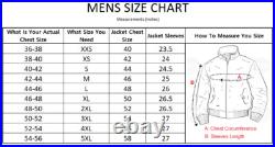 Men American Western Cowhide Leather cowboy Jacket coat fringe bones & beads