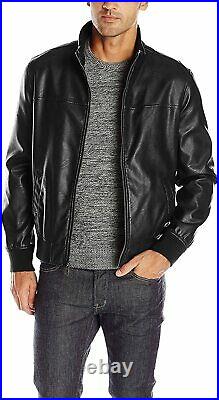 Men Bomber Black Genuine NAPA Natural Leather Jacket Stylish Modern Fashion Coat