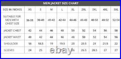 Men Cowboy Native American Fringe Suede Leather Jacket Western Wear Blue