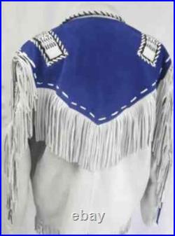 Men Handmade Western Suede Jacket Wear Fringes, Cowboy Coat Jacket for men Men Handmade Western Suede Jacket Wear Fringes, Cowboy Coat Jacket for men