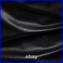 Men's Authentic 100% Lambskin Leather Blazer Jacket Soft Coat TWO BUTTON Blazer