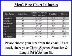 Men's Brown Cow Print Leather Jacket Natural Hair-On Hide Western Biker Style