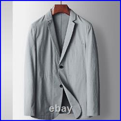 Men's Casual Suit 2023 Spring/Summer Pure Color Luxury Business Western Jacket