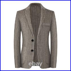 Men's Casual Suit Double-sided Woolen Western Business Suit Jacket Workwear Warm