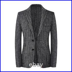 Men's Casual Suit Double-sided Woolen Western Business Suit Jacket Workwear Warm