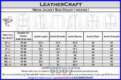 Men's Designer Black Crocodile Embossed 100% Real Leather Luxury Jacket Coat NEW