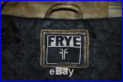Men's Frye Cowboy Distressed Western Leather Jacket (X-Large)