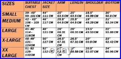 Men's Leather Jacket White Crocodile Pattern Real Luxury Leather Jacket