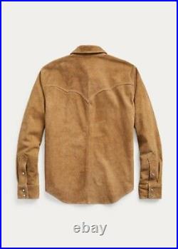 Men's Real Suede Leather Jacket Biker Motorcycle Stylish Western Brown Coat