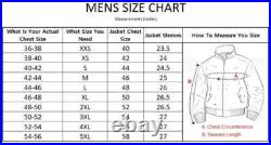 Men's Western American Suede Leather Jacket Cowboy Beaded Bones & Fringed Coat