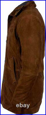 Men's Western Jacket Cowboy Suede Leather Native American Coat Men's Western Jacket Cowboy Suede Leather Native American Coat