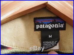 Men's Western Ranch Vintage Patagonia Waxed Cotton Jacket Geometric