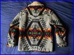 Men's vintage Pendleton high grade western wear navajo aztec jacket size L